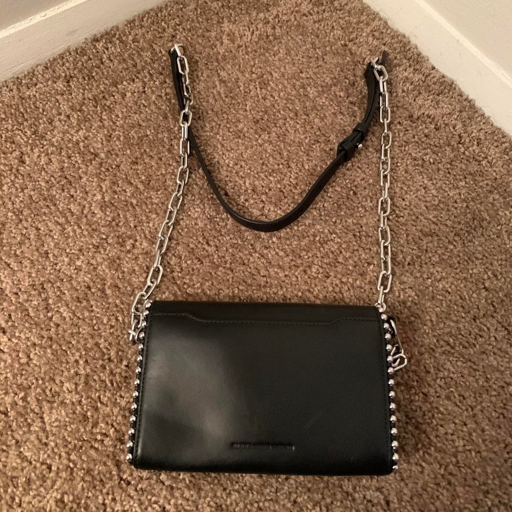 Alexander Wang Attica Biker Leather Shoulder Bag